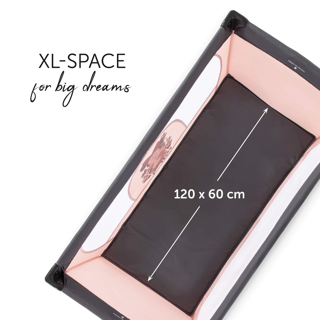 Hauck Kinderreisebett Dream N Play Disney Minnie – Zusammenklappbar, 0–15 kg