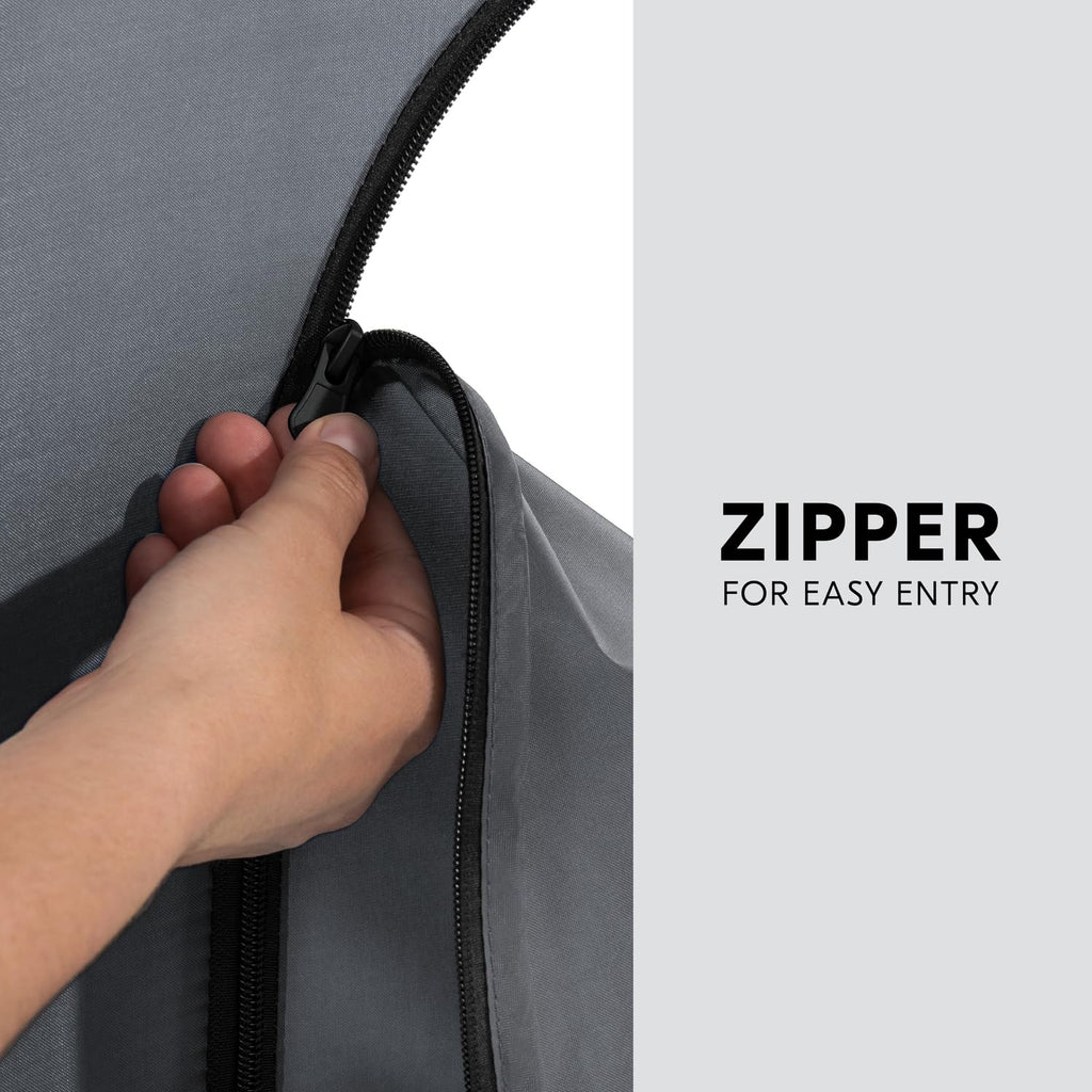 Hauck Dream N Play Plus Reisebett Grau mit Tragetasche – Faltbar, 0–15 kg